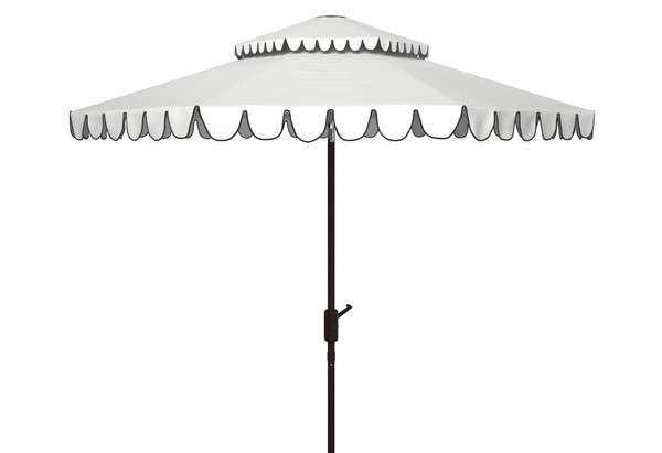 Safavieh Venice 9Ft Rnd Double Top Crank Umbrella | Umbrellas |  Modishstore  - 4