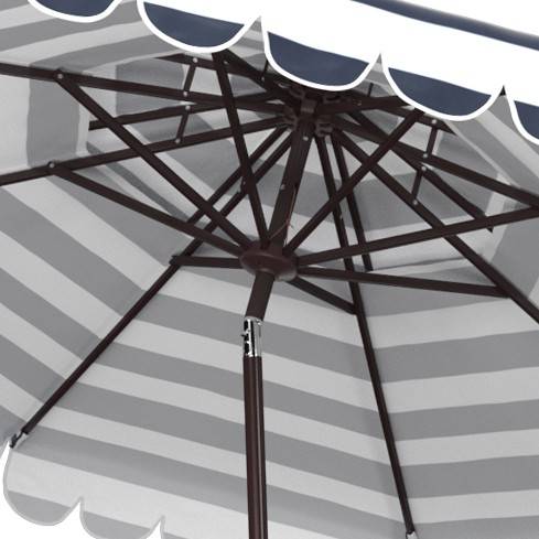 Safavieh Vienna 9Ft Rnd Double Top Crank Umbrella | Umbrellas |  Modishstore  - 5