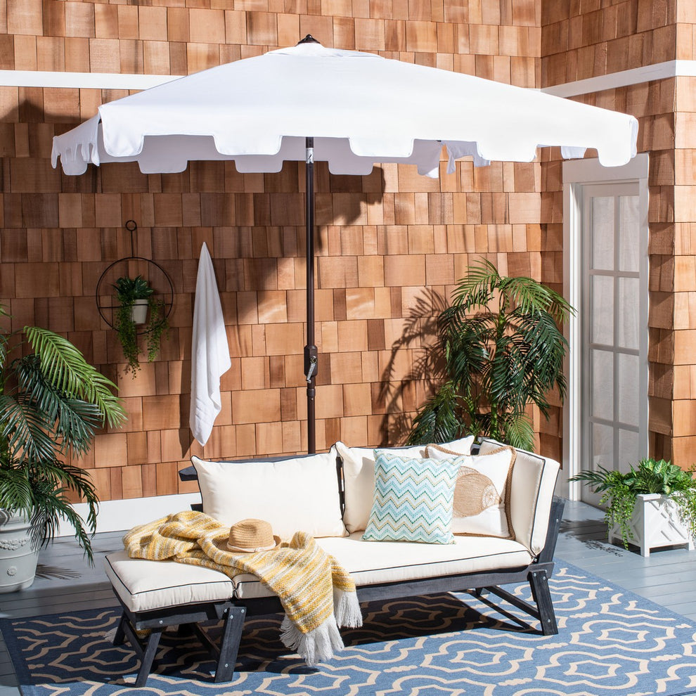 Safavieh Zimmerman 7.5 Ft Square Market Umbrella | Umbrellas |  Modishstore  - 8