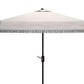 Safavieh Milan Fringe 7.5 Ft Square Crank Umbrella | Umbrellas |  Modishstore  - 4