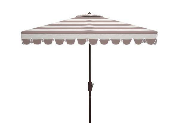 Safavieh Vienna 7.5 Ft Square Crank Umbrella | Umbrellas |  Modishstore 