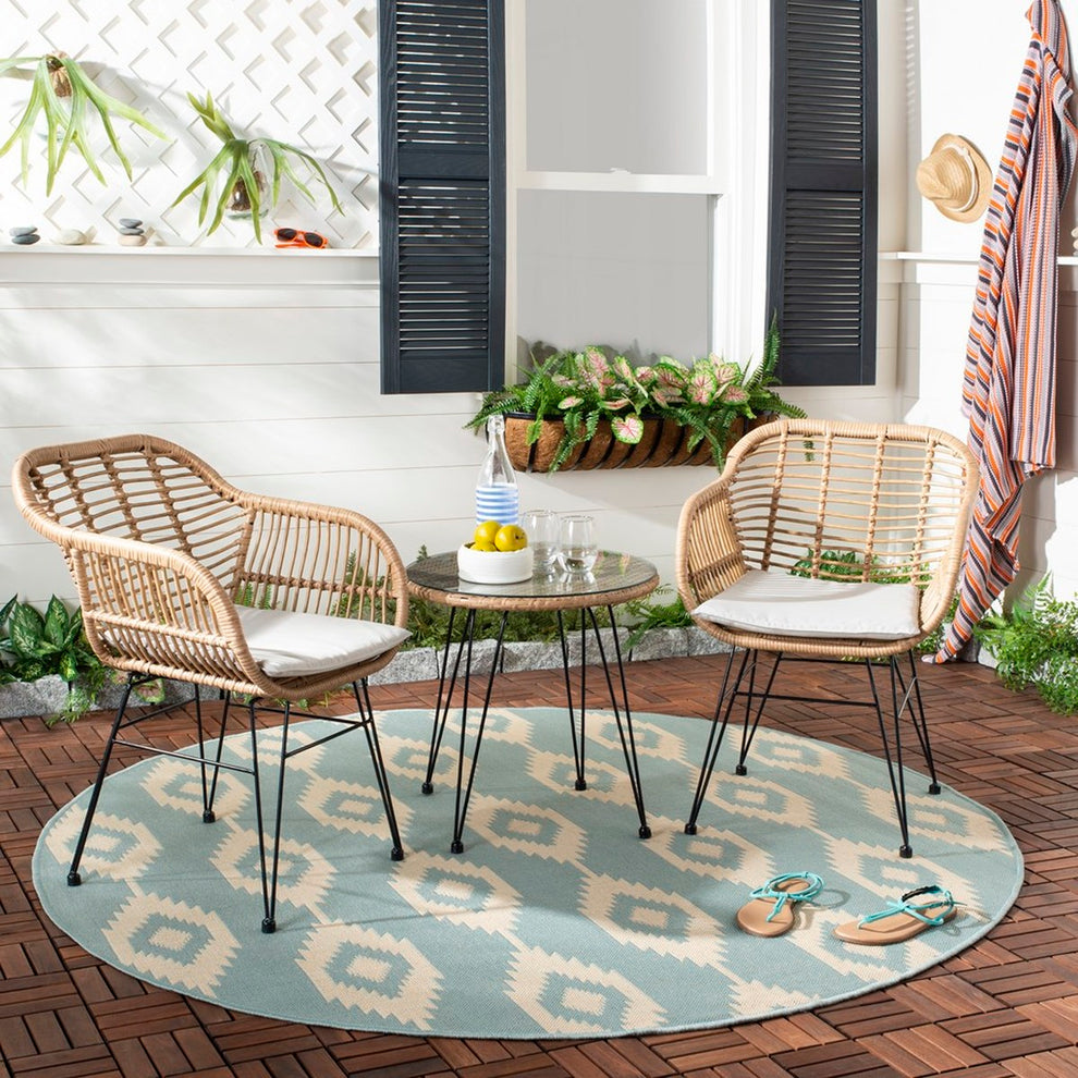 Safavieh Alton 3 Piece Lounge Set | Outdoor Patio |  Modishstore  - 10