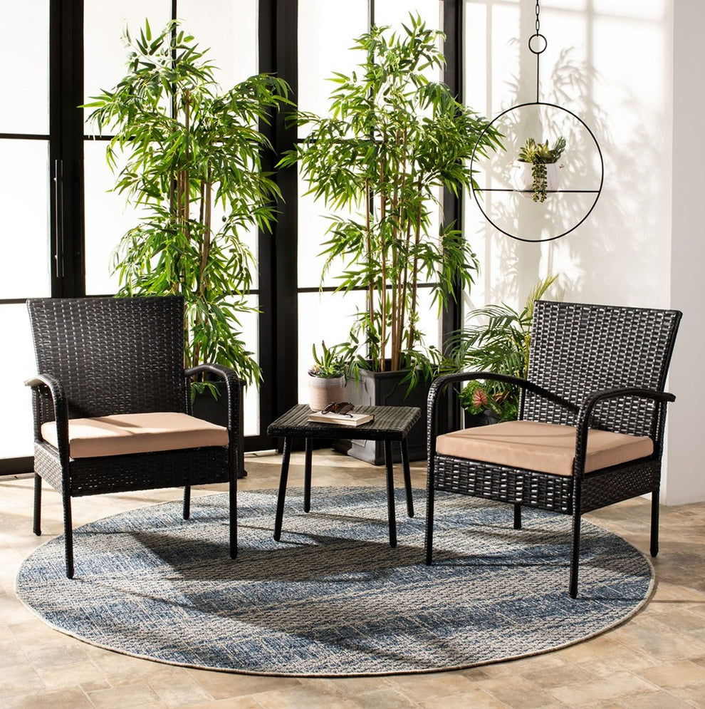 Safavieh Moore 3 Pc Lounge Set | Outdoor Patio |  Modishstore  - 2