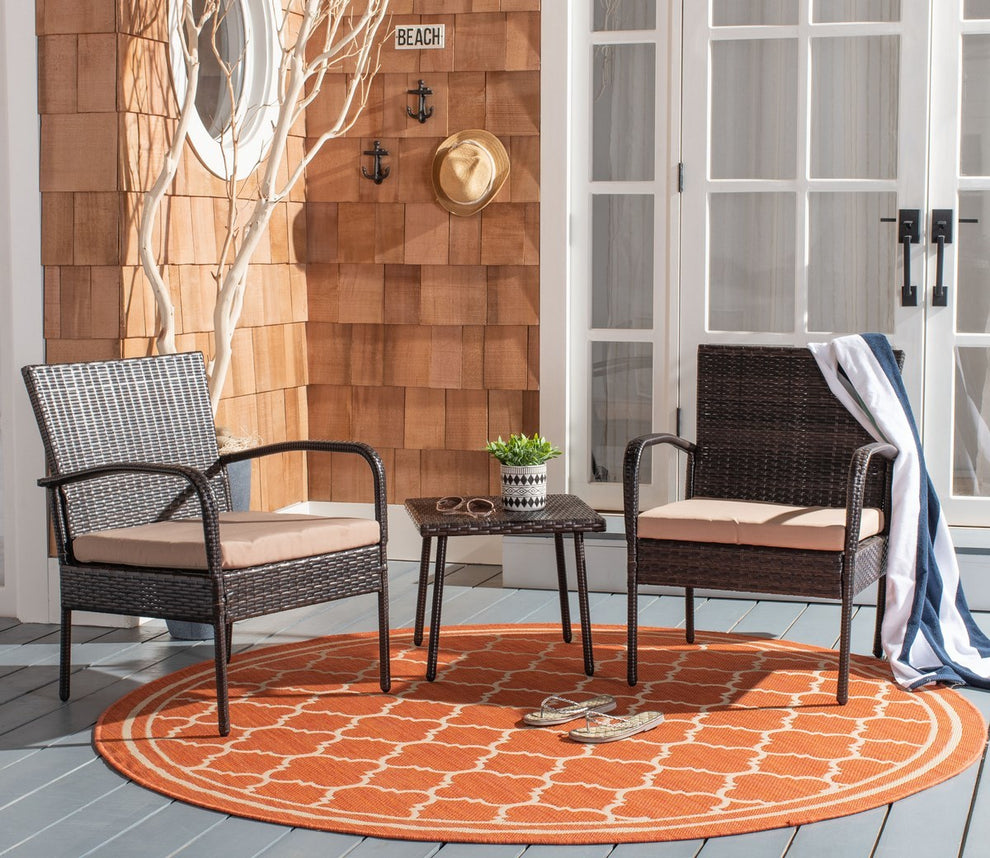Safavieh Moore 3 Pc Lounge Set | Outdoor Patio |  Modishstore  - 6