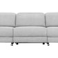 Divani Casa Paul - Contemporary Grey Fabric 4-Seater Sofa w/ Electric Recliners | Sofas | Modishstore - 3