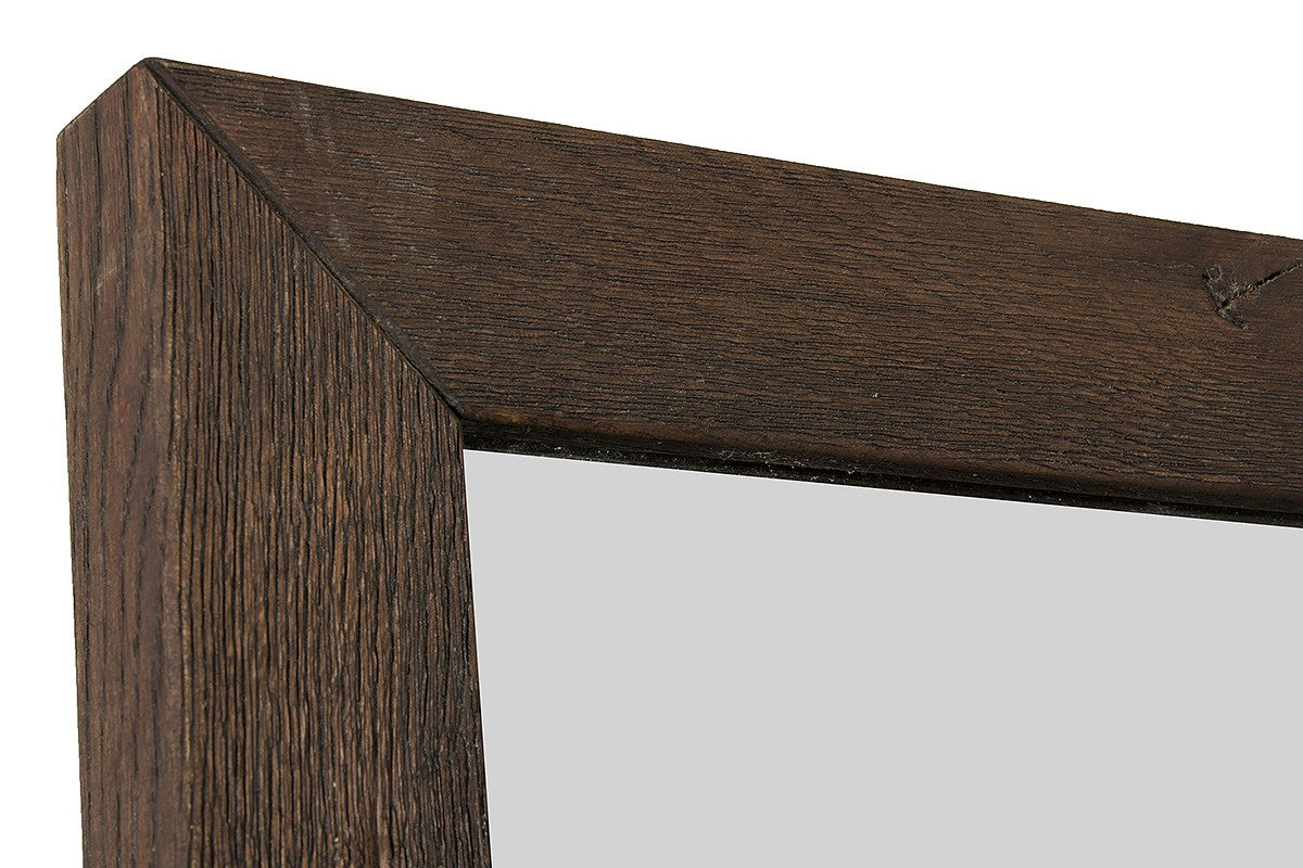 Vig Furniture Modrest Wharton Modern Dark Aged Oak Mirror | Modishstore | Mirrors-3
