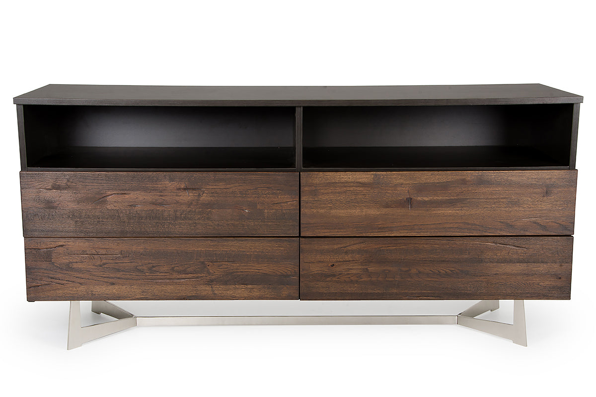 Vig Furniture Modrest Wharton Modern Dark Aged Oak Dresser | Modishstore | Dressers
