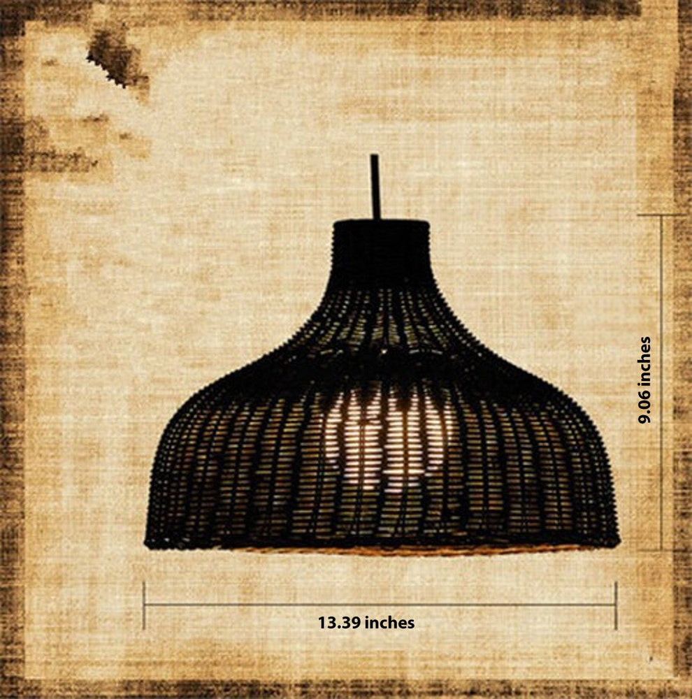 Wicker Grace Handmade Pendant Lamp by Artisan Living Pendant Lamps, Artisan Living, - Modish Store-11