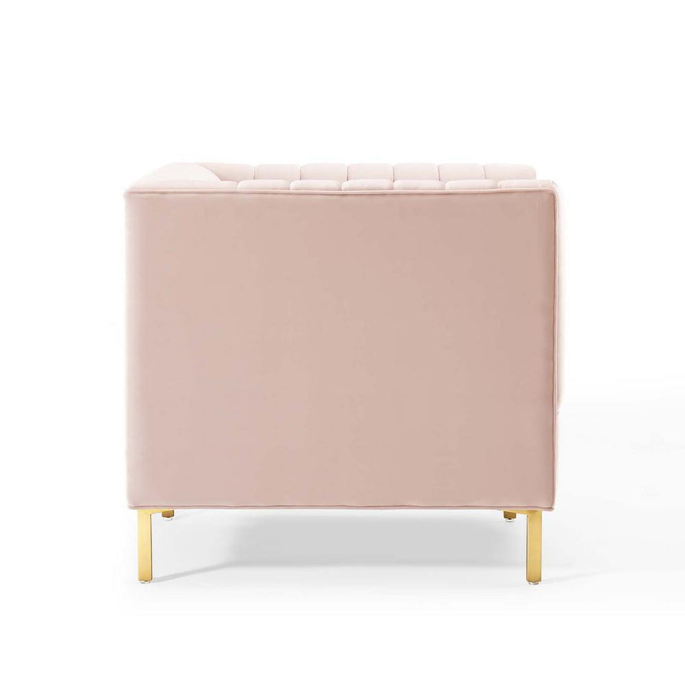 Modway Shift Channel Tufted Performance Velvet Armchair - EEI-4130 | Armchairs | Modishstore - 17