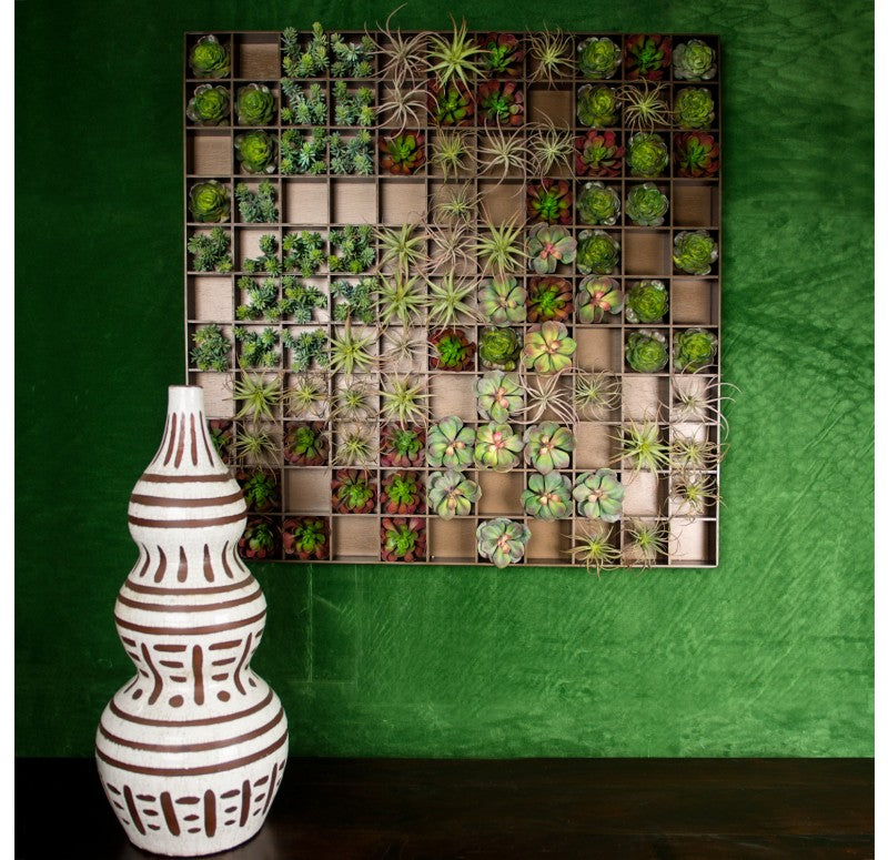 Green Wall, Pixelated Succulent by Gold Leaf Design Group | Green Wall | Modishstore