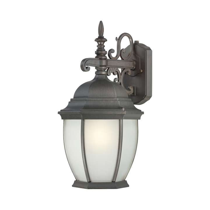 Covington 1-Light Outdoor Wall Lantern in Painted Bronze | Sconces | Modishstore