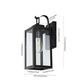 Safavieh Clemens Outdoor Wall Sconce Set Of 2 - Matte Black | Outdoor Lights | Modishstore - 3