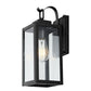 Safavieh Clemens Outdoor Wall Sconce Set Of 2 - Matte Black | Outdoor Lights | Modishstore - 2
