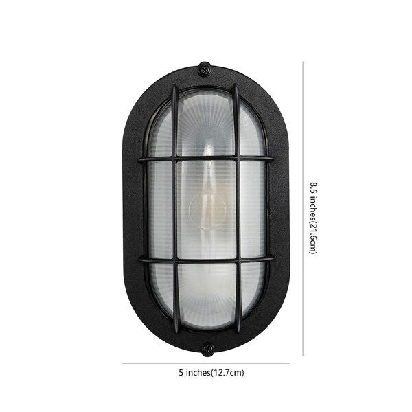 Safavieh Elora Outdoor Wall Sconce Set Of 2 - Textured Black | Outdoor Lights | Modishstore - 3