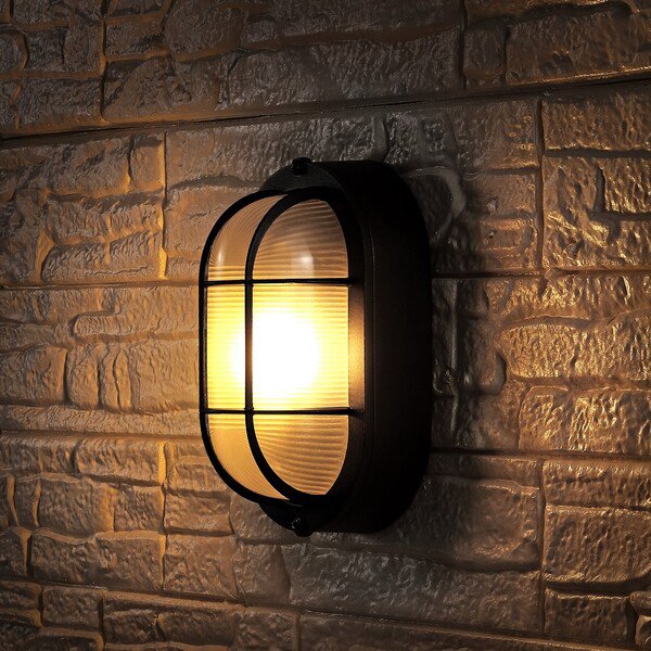 Safavieh Elora Outdoor Wall Sconce Set Of 2 - Textured Black | Outdoor Lights | Modishstore