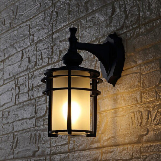 Safavieh Adisyn Outdoor Wall Sconce Set Of 2 - Black | Outdoor Lights | Modishstore