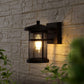 Safavieh Osprey Outdoor Wall Sconce/Black Set Of 2 - Black | Outdoor Lights | Modishstore