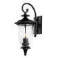 Safavieh Dowell Outdoor Wall Sconce Set Of 2 - Black | Outdoor Lights | Modishstore - 2
