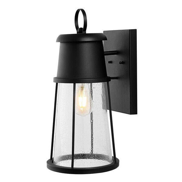 Safavieh Laela Outdoor Wall Sconce/Black Set Of 2 - Black | Outdoor Lights | Modishstore - 2