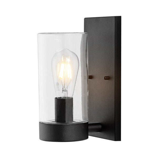 Safavieh Lianne Outdoor Wall Sconce/Black Set Of 2 - Black | Outdoor Lights | Modishstore - 2