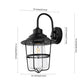Safavieh Penber Outdoor Wall Sconce Set Of 2 - Black | Outdoor Lights | Modishstore - 3