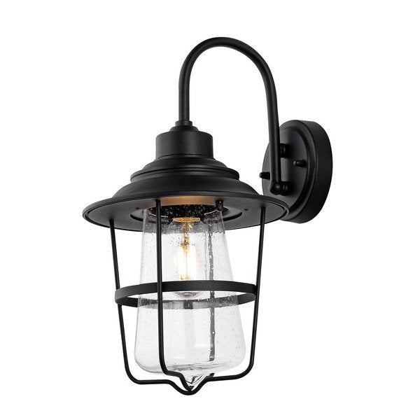 Safavieh Penber Outdoor Wall Sconce Set Of 2 - Black | Outdoor Lights | Modishstore - 2