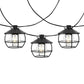 Safavieh Agitha Led Outdoor String Lights - Black | Lightbulbs | Modishstore - 2