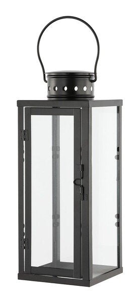 Safavieh Lorient Outdoor Lantern Set Of 2 - Black | Outdoor Lights | Modishstore - 2