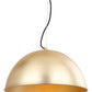 Safavieh Archer Dome 21-Inch Dia Adjustable Pendant - Gold Leaf | Pendant Lamps | Modishstore - 3