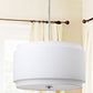 Safavieh Piran 3 Light 20-Inch Dia Adjustable Pendant - White | Pendant Lamps | Modishstore
