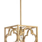 Safavieh Rabia Trellis Pendant - Gold | Pendant Lamps | Modishstore - 2