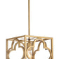 Safavieh Rabia Trellis Pendant - Gold | Pendant Lamps | Modishstore - 3
