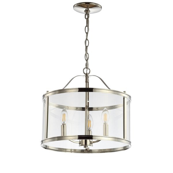 Safavieh Jude Pendant - Shiny Nickel | Pendant Lamps | Modishstore - 2