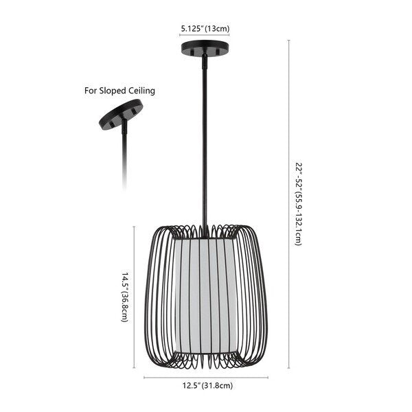 Safavieh Yumi Pendant - Oil Rubbed Bronze | Pendant Lamps | Modishstore - 3