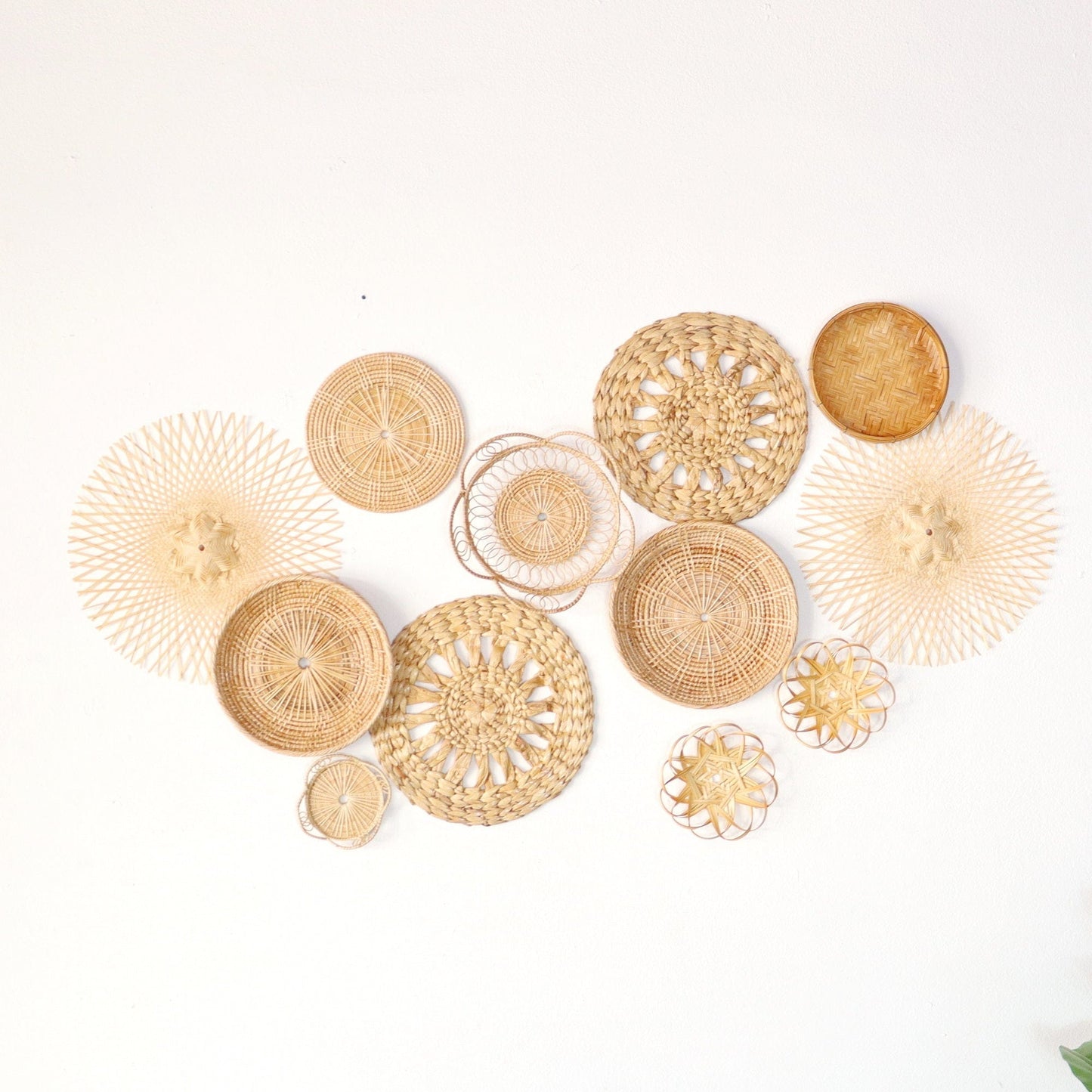 Pon Pat - Wall Hanging Art Decor Set Of 12 By Thaihome | Wall Decor | Modishstore