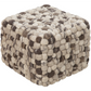 Surya Poufs Cube Pouf - Textural - POUF-14 | Poufs | Modishstore-2