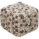 Surya Poufs Cube Pouf - Textural - POUF-14 | Poufs | Modishstore-2