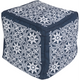 Surya Poufs Cube Pouf - Geometric - POUF-255 | Poufs | Modishstore-2