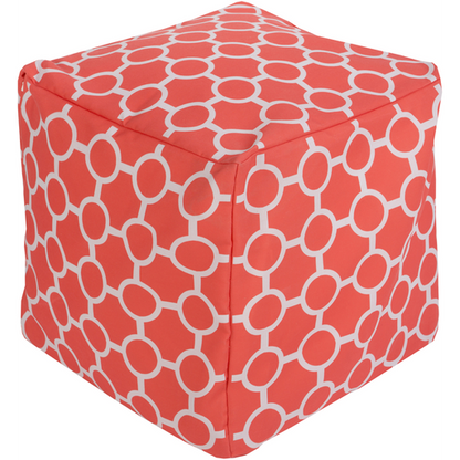 Surya Poufs Cube Pouf - Coastal - POUF-272 | Poufs | Modishstore-4