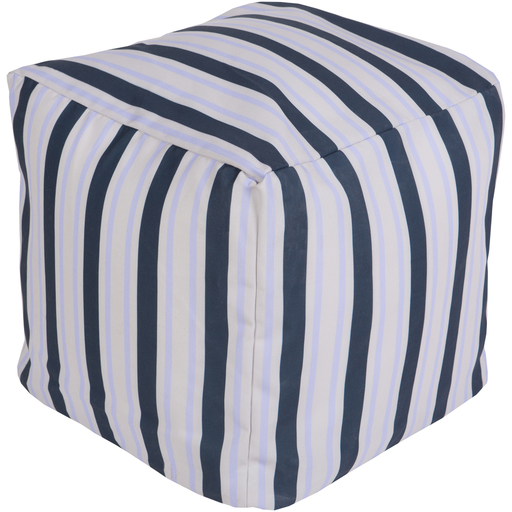 Surya Poufs Cube Pouf - Stripes - POUF-281 | Poufs | Modishstore-3