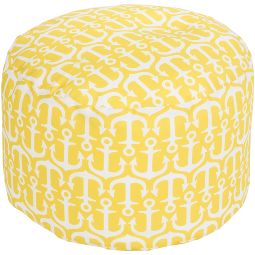Surya Poufs Cylinder Pouf - Coastal - POUF-303 | Poufs | Modishstore-2