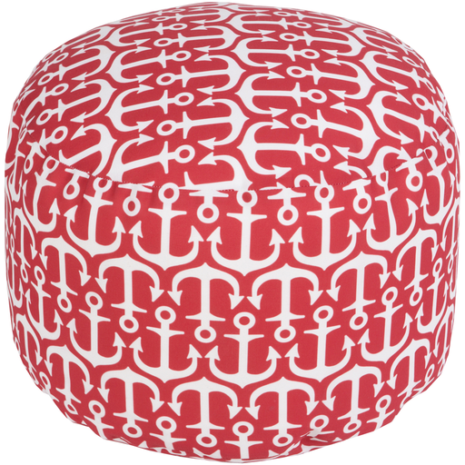 Surya Poufs Cylinder Pouf - Coastal - POUF-303 | Poufs | Modishstore-5