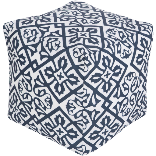 Surya Poufs Cube Pouf - Geometric - POUF-257 | Poufs | Modishstore-3