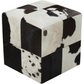 Surya Poufs Cube Pouf - Animal - POUF-56 | Poufs | Modishstore