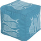 Surya Poufs Cube Pouf - Coastal - POUF-275 | Poufs | Modishstore-2