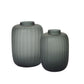 Prasinos Ribbed Glass Green Vase By Accent Decor | Vases | Modishstore - 2