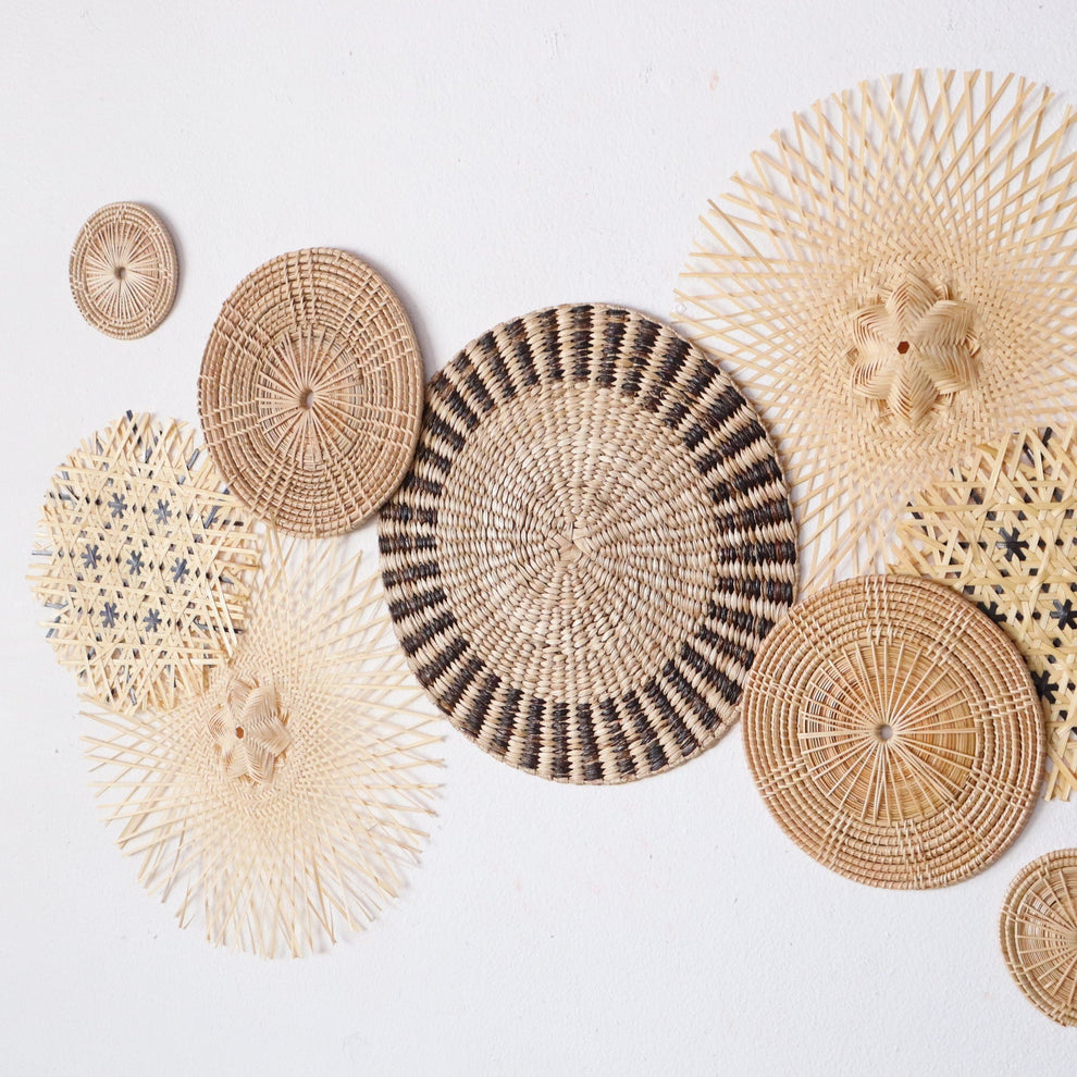 Pri Ya Korn - Wall Art DeCor Hanging Set Of 9 By Thaihome | Wall Decor | Modishstore - 5