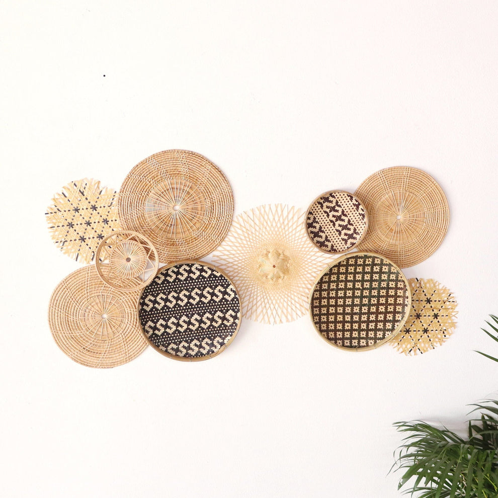 Pu Yi Sa - Bamboo And Rattan Wall Art Decor By Thaihome | Wall Art | Modishstore - 5