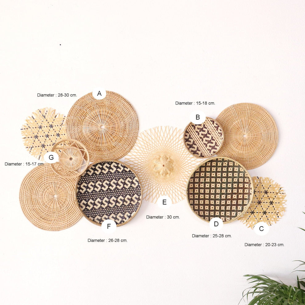 Pu Yi Sa - Bamboo And Rattan Wall Art Decor By Thaihome | Wall Art | Modishstore - 2