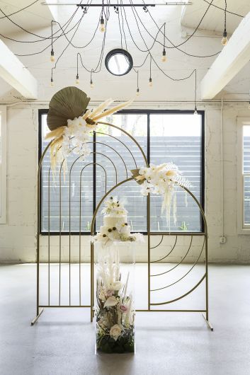 Puzzle Archway for Flower Arrangements/ Large Display /Event Wedding Backdrop By Accent Decor | Stands | Modishstore - 1